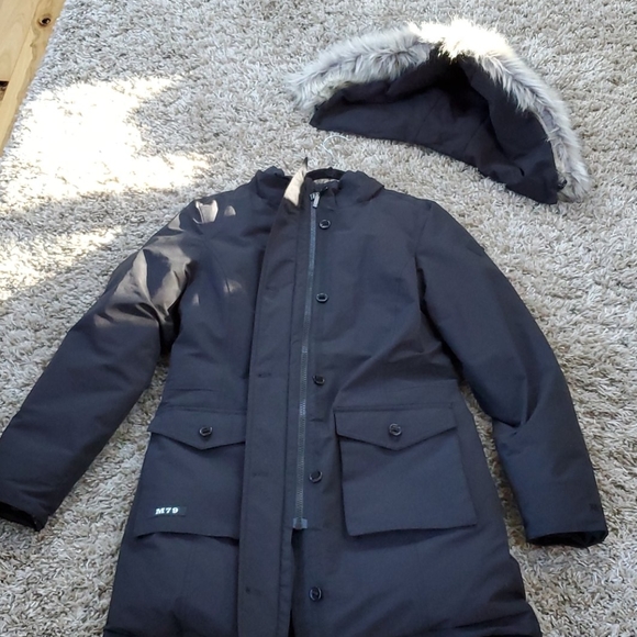 Black M79 Down Parka - Picture 3 of 11